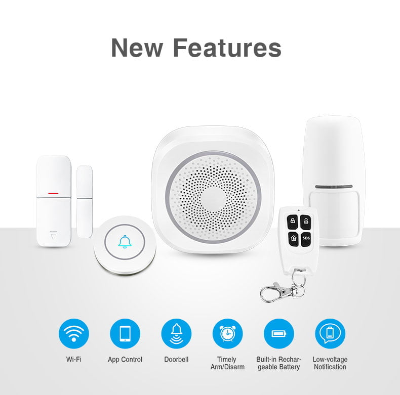 WiFi Smart Alarm System Tuya Series