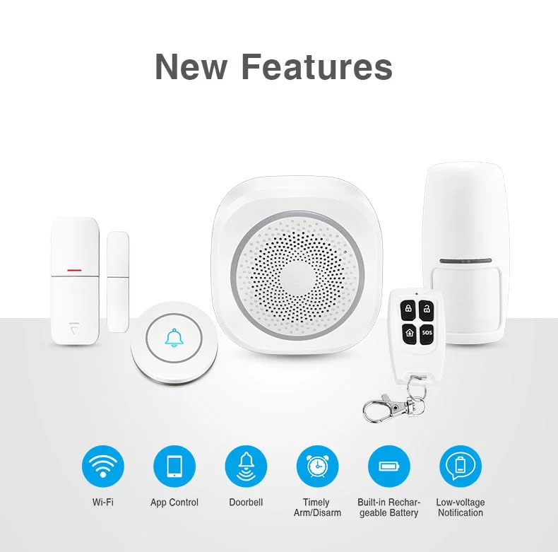 Innotech - უსაფრთხოების სისტემები Wifi Smart Alarm