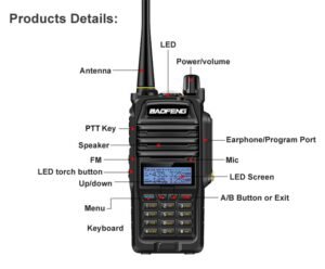 Innotech - უსაფრთხოების სისტემები Walkie Talkie Baofeng
