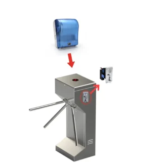 Innotech Factory-price-tripod-turnstile-with-coin-acceptor-collector-tissue-dispenser-use-for-toilet-2webp