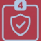 Innotech - უსაფრთხოების სისტემები Step 4 of a Security Checklist Showing a Clipboard with a Shield and a Checkmark