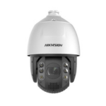 White dome security camera mounted on the ceiling, angled downward to monitor the area.