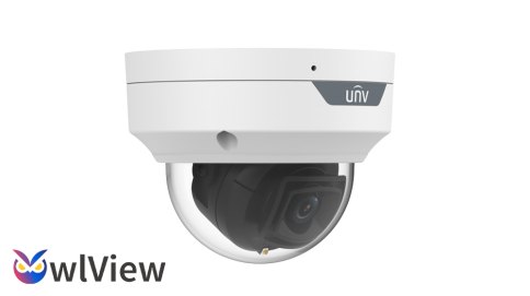 IP კამერა - 4მპ, 2.8მმ, Dome, UMD, Mic, IK10, Wise-ISP, Uniview