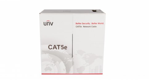 ქსელის კაბელი – Cat5e Utp 100% სპილენძი ორმაგი გარე გამოყენების, 305 მეტრი Uniview