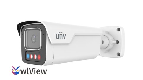 IP კამერა - 4მპ, 2.8მმ, Bullet, Mic, Speaker, SD, ANR, UMD, IK10, Wise-ISP, Uniview