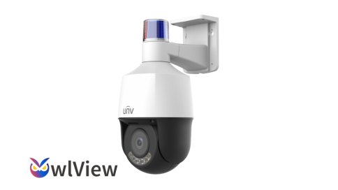 IP კამერა - 4მპ, Dome, PTZ, 5x, SD, Mic, IR40, Tri-Guard, Wise-ISP, Uniview