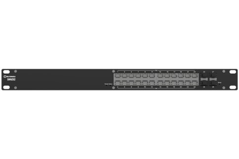 მართვადი PoE სვიჩი - SWM282, 24 PoE+, 4 SFP, 300 W