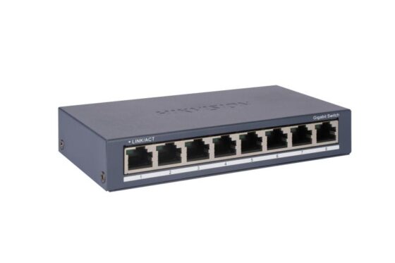სვიჩი Hikvision,DS-3E0508-O, 8 Port, Unmanaged