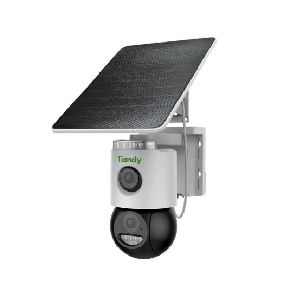 Ip კამერა Tc-h363u 8da-4, 2x3mp/4mm/4g/solar/color/sd/mic/spek, Tiandy Pt