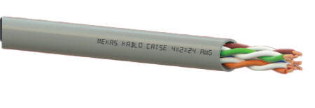 ქსელის კაბელი შიდა მონტაჟის CAT 5e F/UTP 4x2x24 AWG-CU DATA/LAN CABLE INDOOR (305M) (11427)
