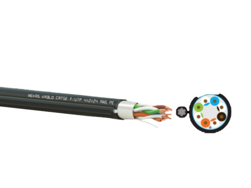 ქსელის კაბელი (ჟელეთი) CAT 5e F/UTP 4x2x24 AWG-CU - PE - JELLY (z11442-j)