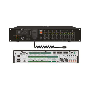 VA-6200MA საევაკუაციო გახმოვანების პანელი 500W, 8 ზონა, A+B მარყუჟი